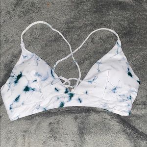 marble bikini top